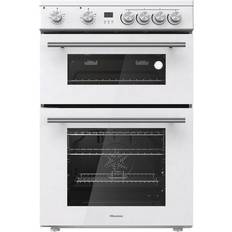 60cm - Timer Gas Cookers Hisense HDE3211BWUK White