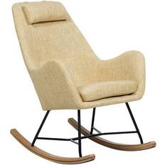 Polyester Rocking Chairs Beliani Arrie Rocking Chair 116cm