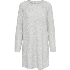 Only Knitted Dress - Gray/Light Gray Melange