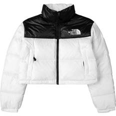 The North Face Women's Nuptse Short Jacket - TNF White/TNF Black