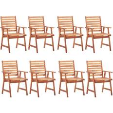 vidaXL 3078319 8-pack Garden Dining Chair