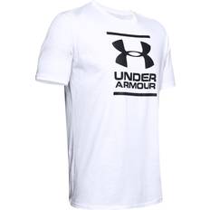Under Armour Cotton Clothing Under Armour GL Foundation Short Sleeve T-shirt - White/Black