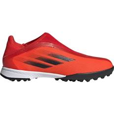 Adidas Kid's X Speedflow.3 Laceless Turf - Red/Core Black/Solar Red