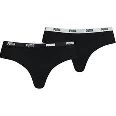 Puma Women's Microfiber Brazilian Brief 2-pack - Black