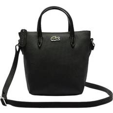 Lacoste Women's L.12.12 Concept Petit Piqué Mini Zip Tote Bag - Black