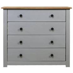 vidaXL 282659 Gray and Wood Sideboard 80x73cm