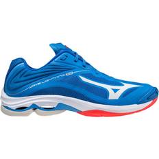 Mizuno 13.5 Volleyball Shoes Mizuno Wave Lightning Z6 - French Harbor Blue/White/Red