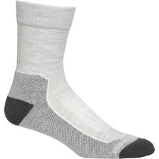 Icebreaker Women's Merino Hike+ Light Crew Socks - Blizzard Heather