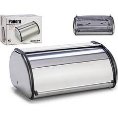 Silver Bread Boxes BigBuy Home - Bread Box