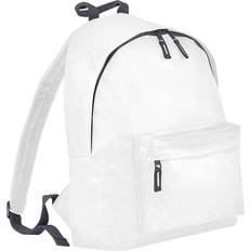 Beechfield Childrens Junior Fashion Backpack 2-pack - White/Graphite Grey