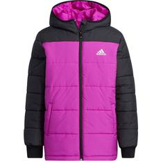 Adidas Winter jackets adidas Junior Padded Winter Jacket - Sonic Fuchsia/Black/White (H45028)