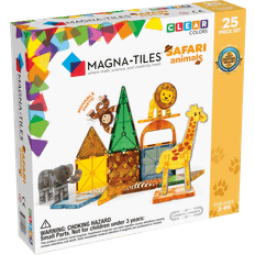 Magna-Tiles Clear Colours Safari Animals 25pcs