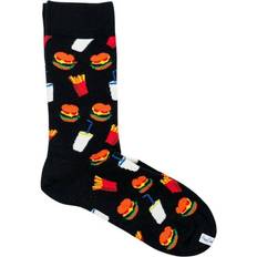 Happy Socks Hamburger & Fries Socks - Black/Multi