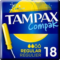 Menstrual Protection Tampax Compak Regular 18-pack