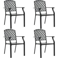 vidaXL 310156 4-pack Garden Dining Chair