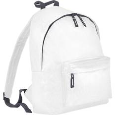 Beechfield Childrens Junior Fashion Backpack - White/Graphite Grey