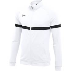 Nike XXS Outerwear Nike Men's Academy 21 Knit Track Training Jacket - White/Black