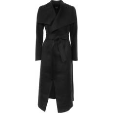 Mackage Mai Lightweight Wrap Wool Coat - Black