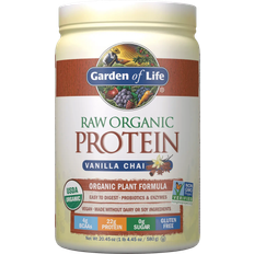 Magnesiums Protein Powders Garden of Life Raw Organic Protein Vanilla Chai 580g