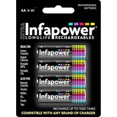 Infapower AA 2500mAh Compatible 4-pack