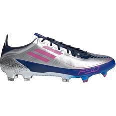 Adidas F50 Ghosted UCL Firm Ground Cleats M - Silver Metallic/Shock Pink/Collegiate Navy