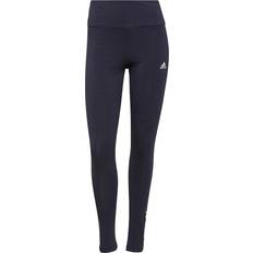 Adidas Slim Tights Adidas Women's Loungewear Essentials High-Waisted Logo Leggings - Legend Ink/White