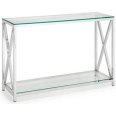 Glass Console Tables Julian Bowen Miami Console Table 40x120cm