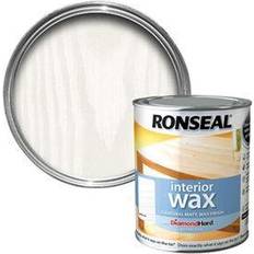 Ronseal Green - Wood Protection Paint Ronseal Interior Wax Wood Protection White Ash 0.75L