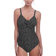 Fantasie Santa Monica Twist Front Swimsuit - Black/White