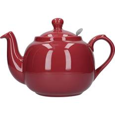 Red - Stoneware Teapots London Pottery Farmhouse Filter Teapot