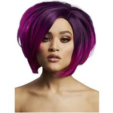 Smiffys Fever Savanna Wig Purple