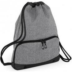 BagBase Athleisure Gymsac - Grey Marl/Black