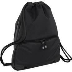 BagBase Athleisure Gymsac - Black/Black