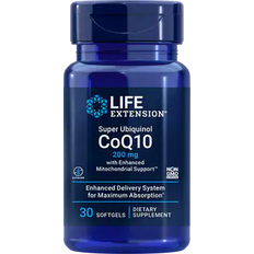 Livers Supplements Life Extension Super Ubiquinol CoQ10 200mg 30 pcs