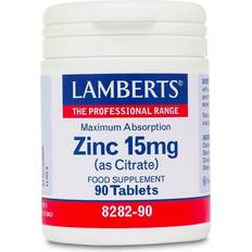 Lamberts Vitamins & Minerals Lamberts Zinc 15mg 90 pcs