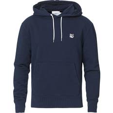 Maison Kitsuné Grey Fox Head Patch Classic Hoodie Unisex - Navy