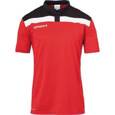 Uhlsport Offense 23 Polo Shirt - Red/Black/White