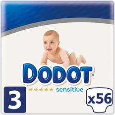 Dodot Sensitive Disposable Diapers Size 3, 6-10kg, 56pcs