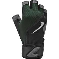 Black - Men Gloves & Mittens Nike Premium Fitness Gloves Men - Black/Volt/Black/Whi
