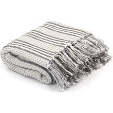 vidaXL - Blankets Grey/White (250x220cm)