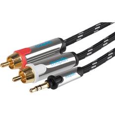 Maplin 3.5mm-2RCA 5m