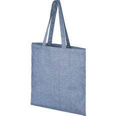 Polyester Fabric Tote Bags Bullet Pheebs Cotton Tote Bag - Blue Heather