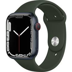 Apple Blood Oxygen Level (SpO2) - iPhone Smartwatches Apple Watch Series 7 Cellular 45mm Aluminium Case with Sport Band