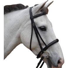 Hy Padded Cavesson Bridle with Rubber Grip Reins