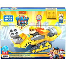 Paw Patrol Construction Kits Mega Bloks Paw Patrol The Movie Rubble’s City Construction Truck Set