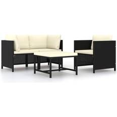 vidaXL 313518 Outdoor Lounge Set, 1 Table incl. 1 Chairs & 3 Sofas