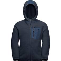 Jack Wolfskin Fleece Garments Jack Wolfskin Kid's Ice Cloud Hood Jacket - Night Blue