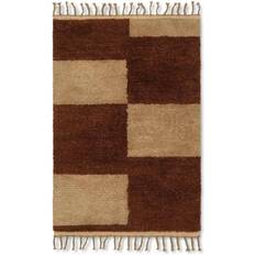 Fringes Carpets Ferm Living Mara Brown, White 120X180cm