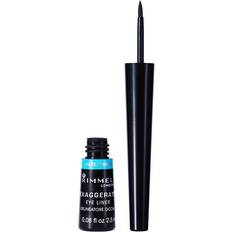 Black Eyeliners Rimmel Exaggerate Waterproof Liquid Eye Liner #03 Glossy Black