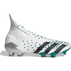 Adidas Predator Freak+ EQT Firm Ground Boots - Crystal White/Core Black/Sub Green